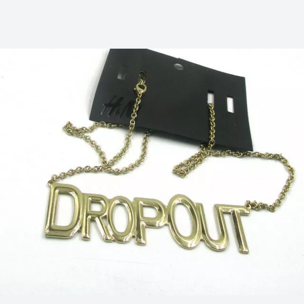New H&M Large Dropout Statement Necklace.